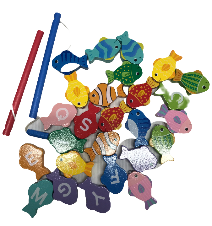 MAGNETIC ALPHABET FISHING GAME