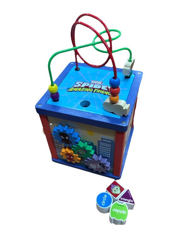 Spiderman Activity Cube + 4 Shapes inside