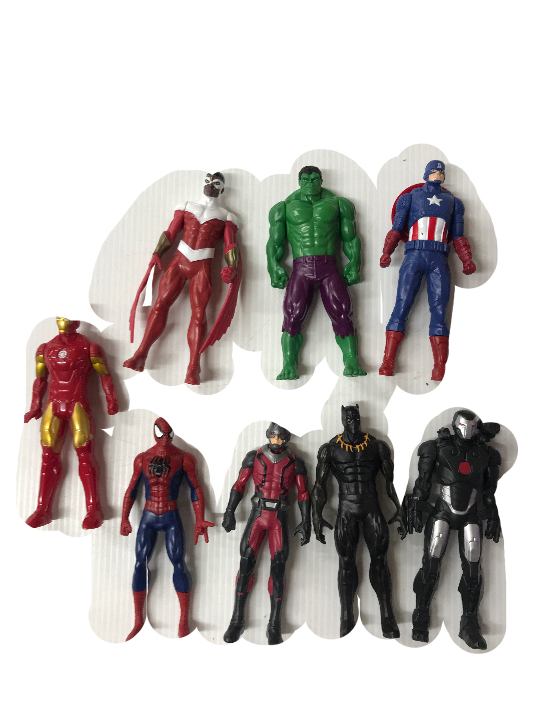 Set of 8 Action Heroes