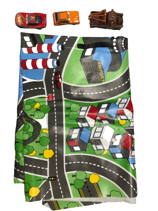 Plat mat and cars
