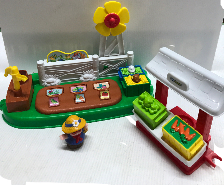 Little People Growing Garden and Farm Stand Playset