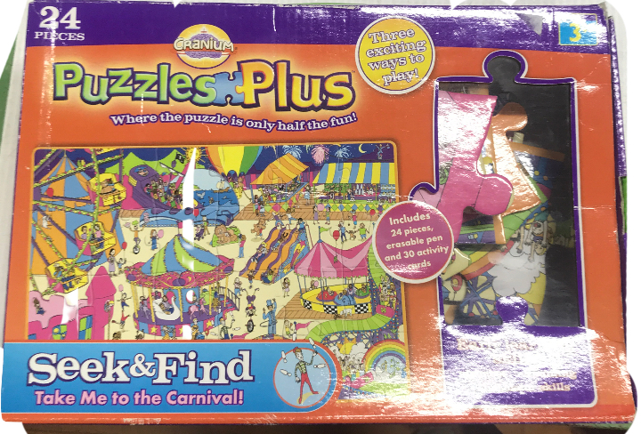 Puzzles Plus Seek and Find Carnival